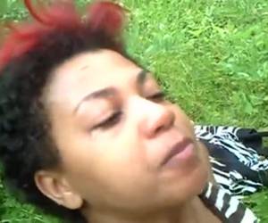 For him there is a negro. She takes his cock in her mouth while she is outside in the pasture. He blowjob in nature. Blowjob in the nature